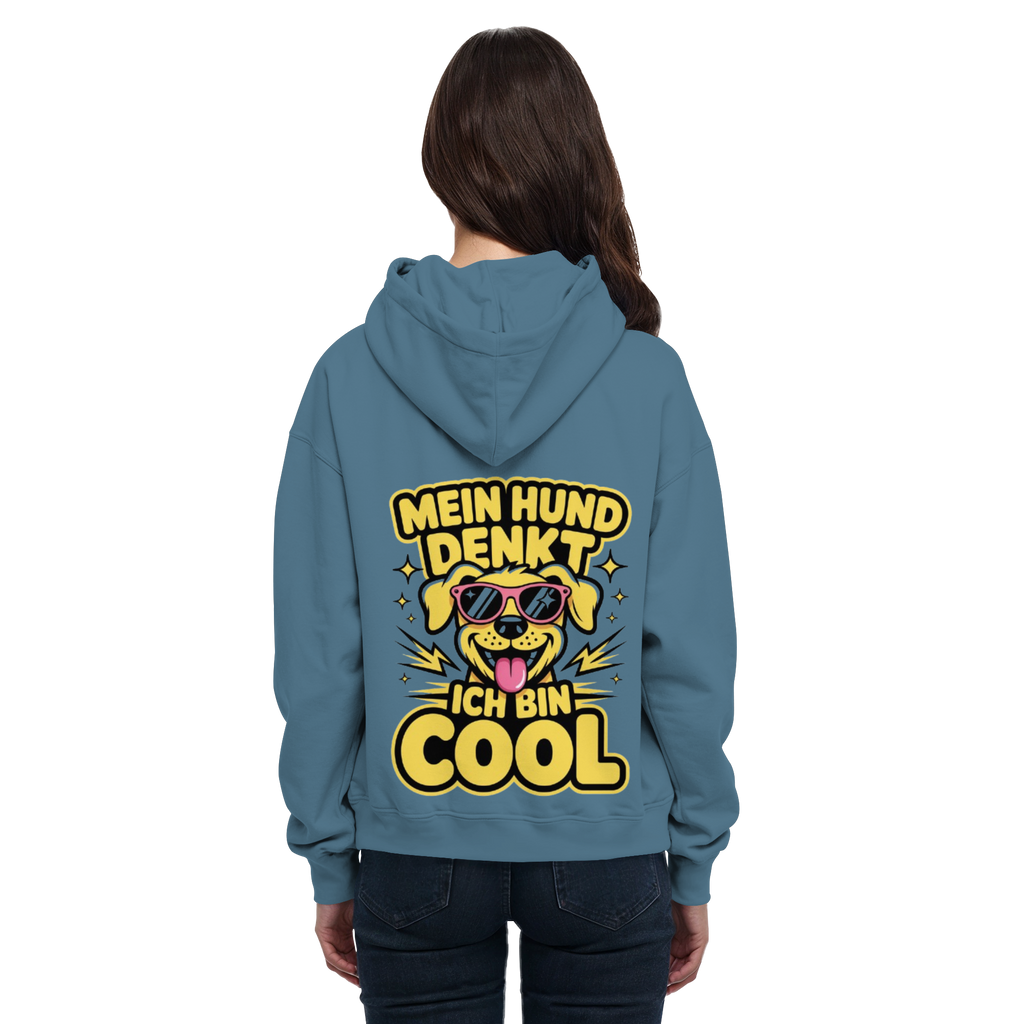 Mein Hund denkt ich bin Cool - Basic Hoodie