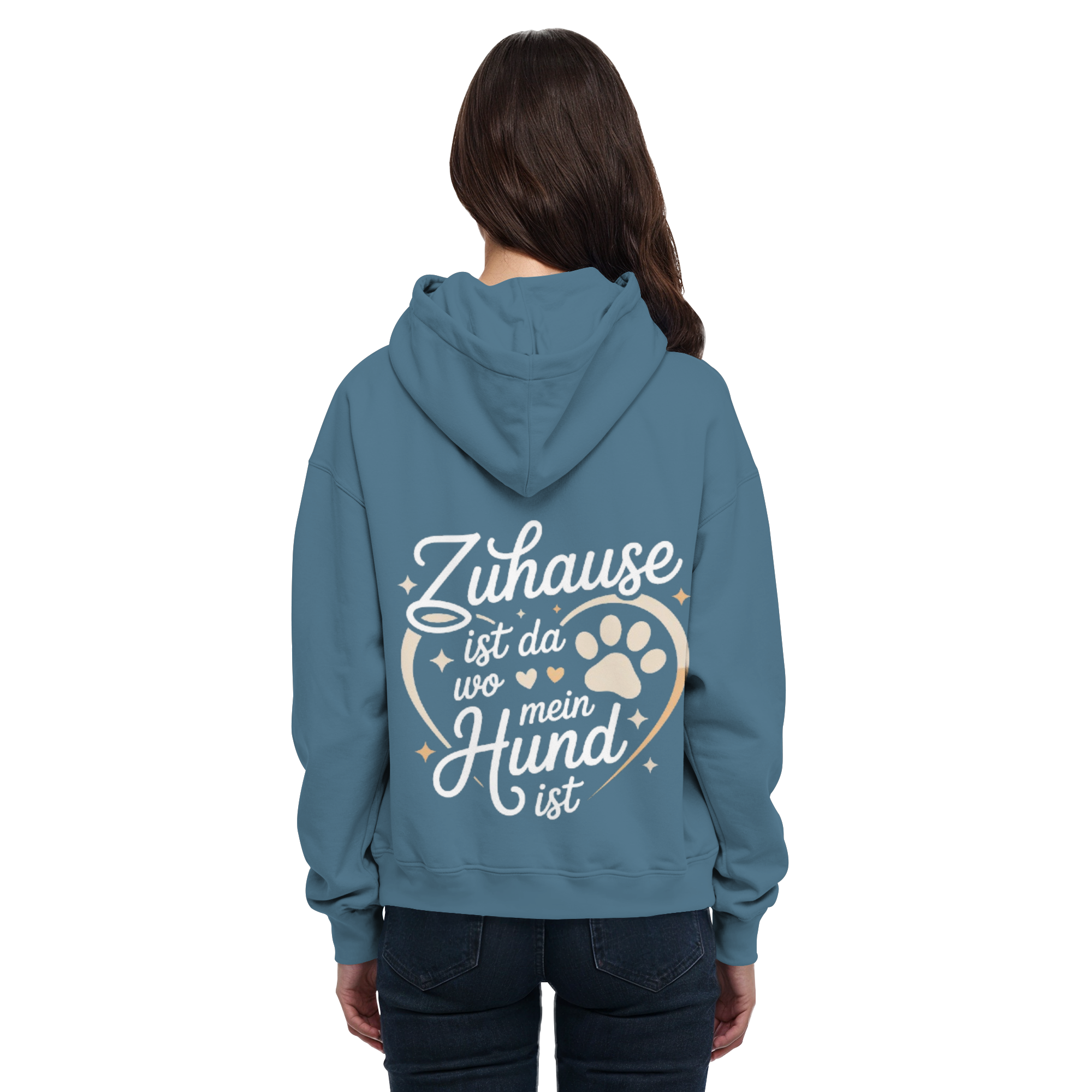 Zuhause ist da wo mein Hund ist - Basic Hoodie