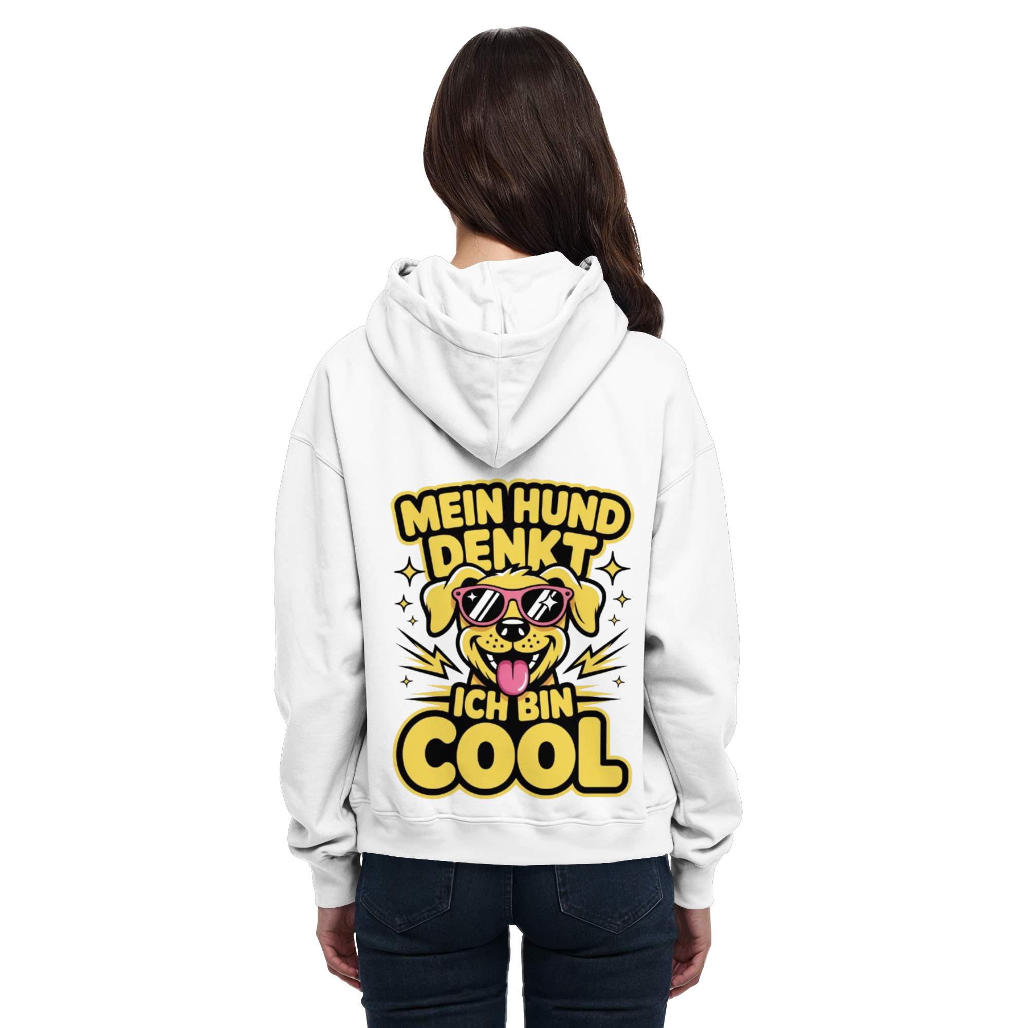 Mein Hund denkt ich bin Cool - Basic Hoodie