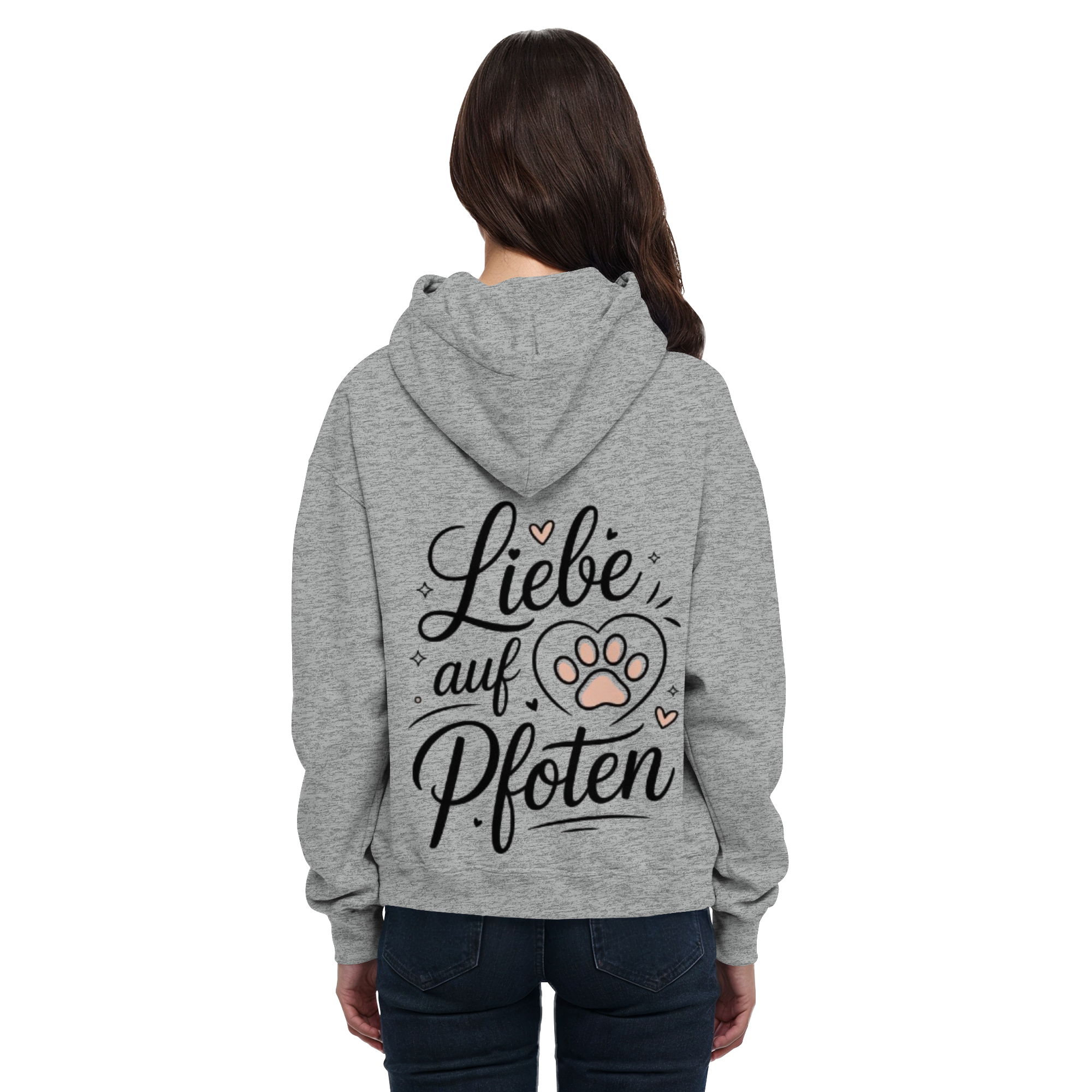 Liebe auf Pfoten - Basic Hoodie