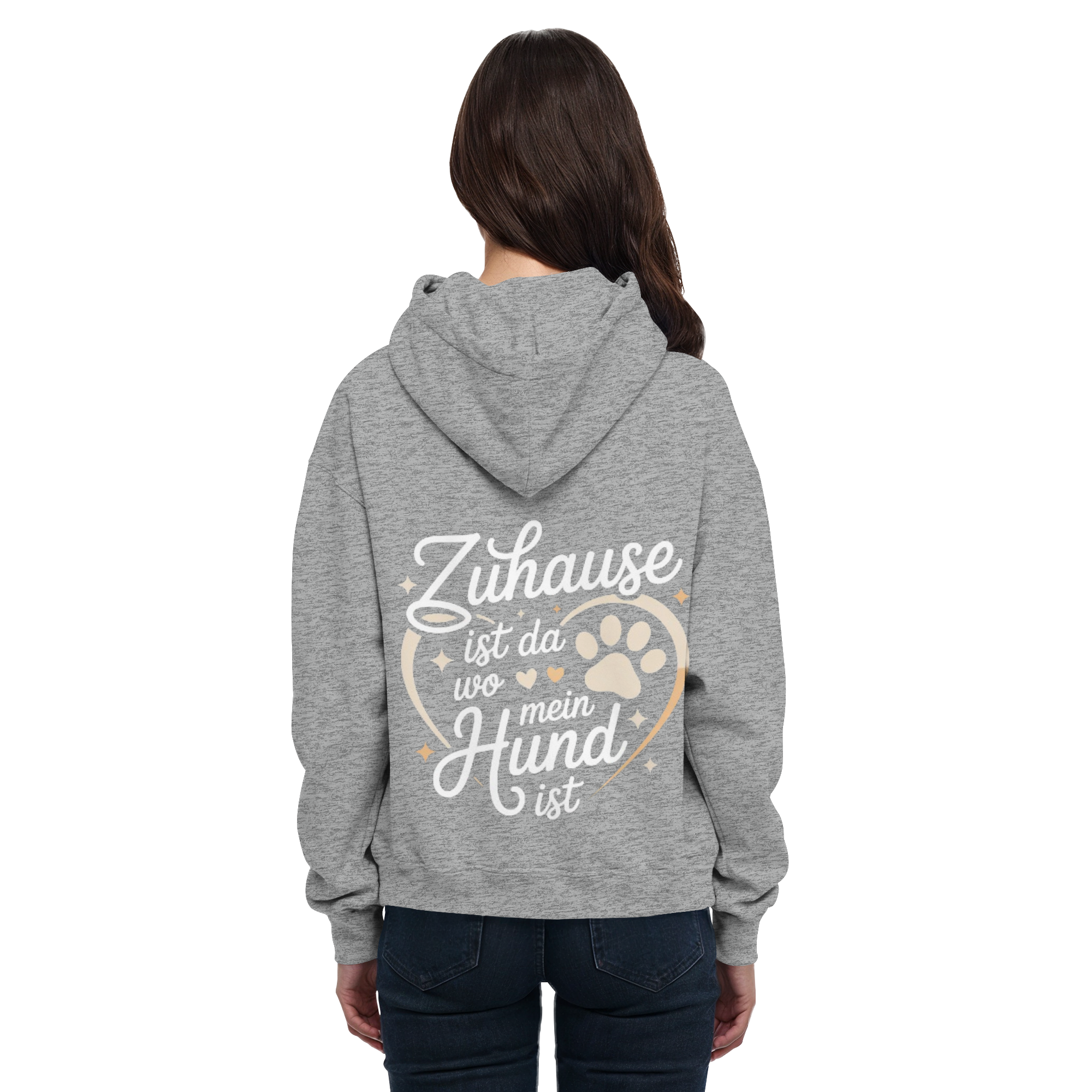Zuhause ist da wo mein Hund ist - Basic Hoodie