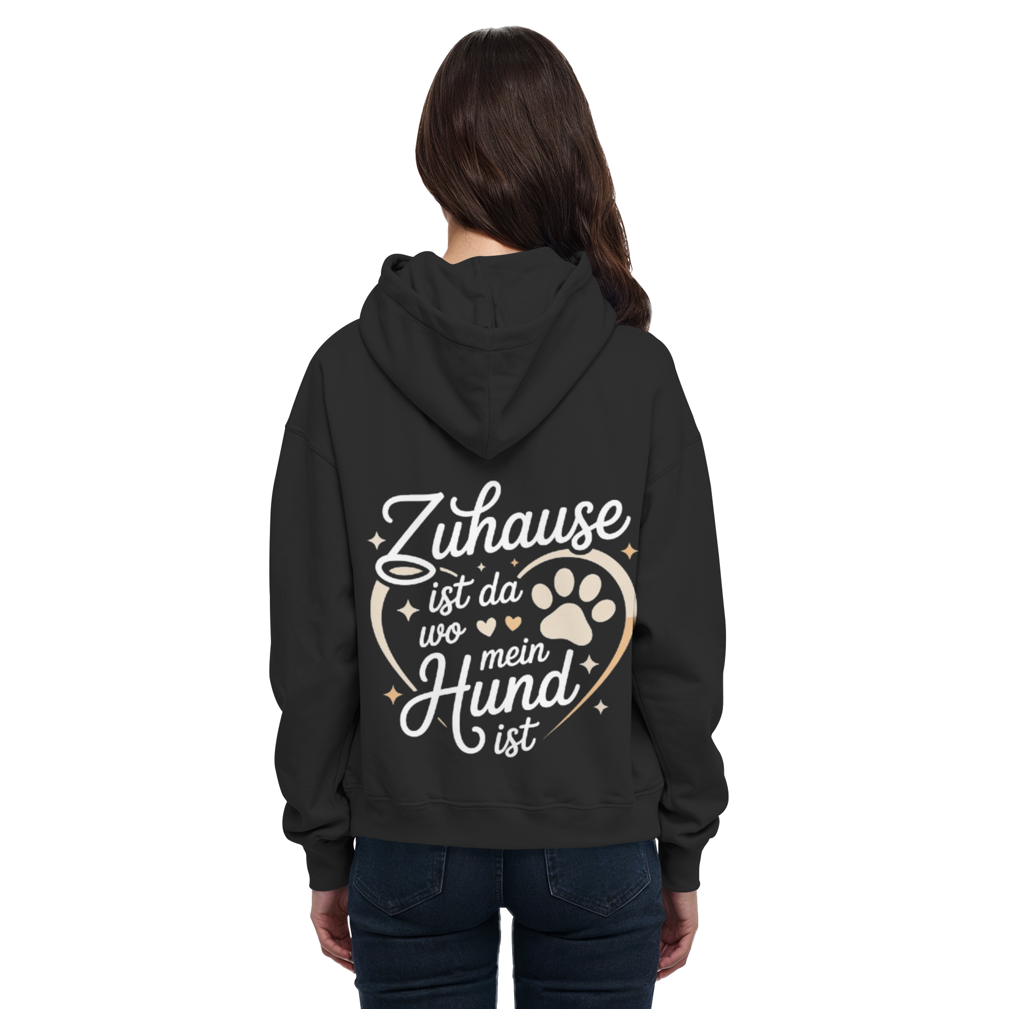 Zuhause ist da wo mein Hund ist - Basic Hoodie