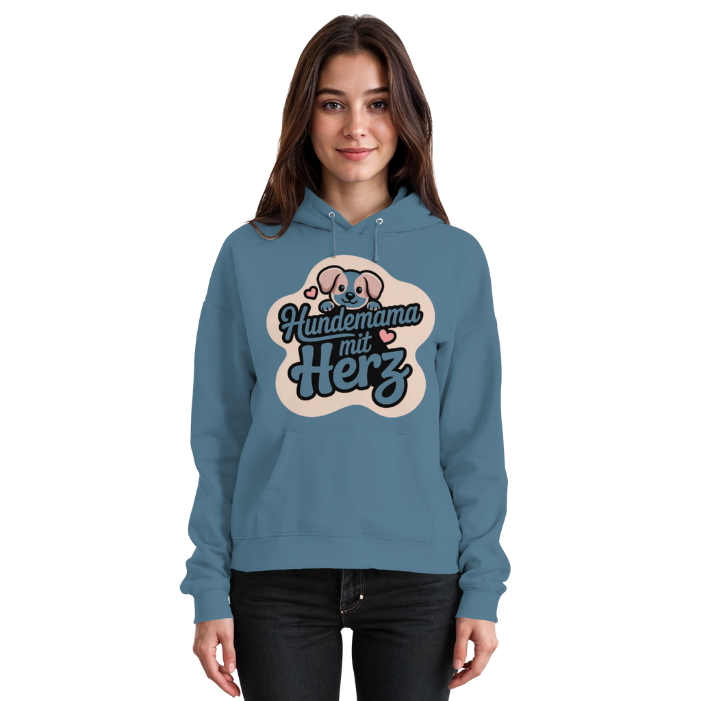 Hundemama mit Herz - Basic Hoodie