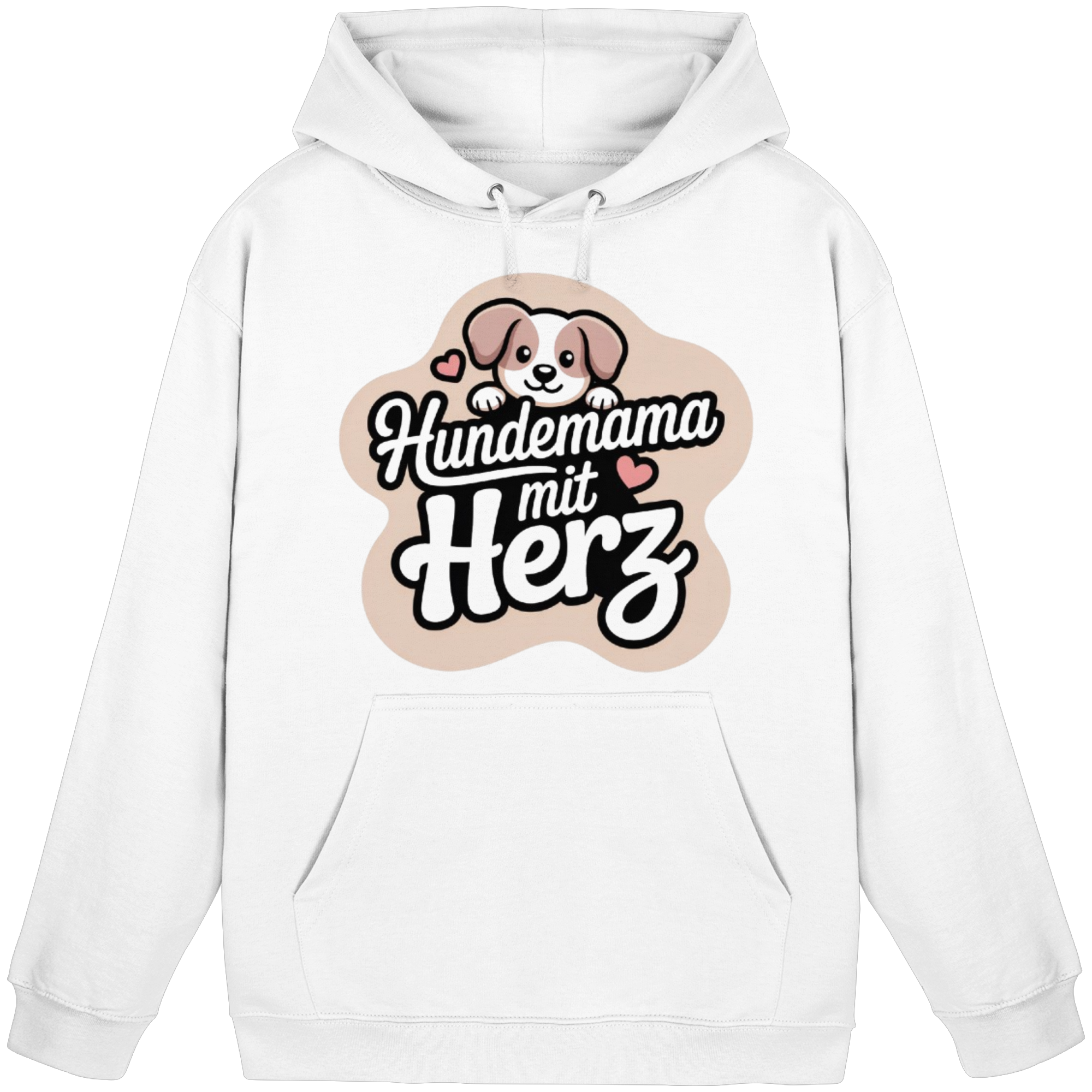 Hundemama mit Herz - Basic Hoodie