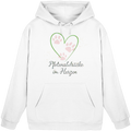 Pfotenabdrücke im Herzen - Basic Hoodie