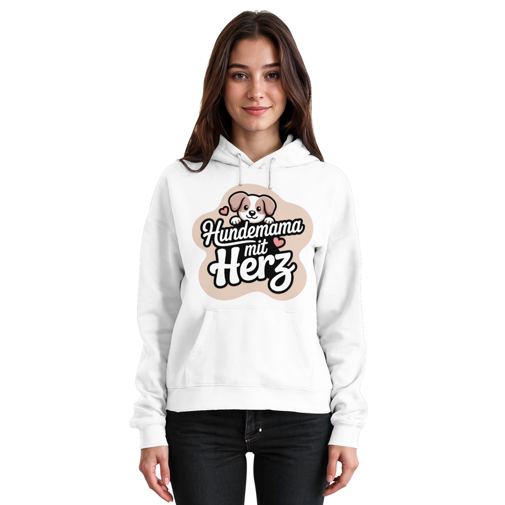 Hundemama mit Herz - Basic Hoodie