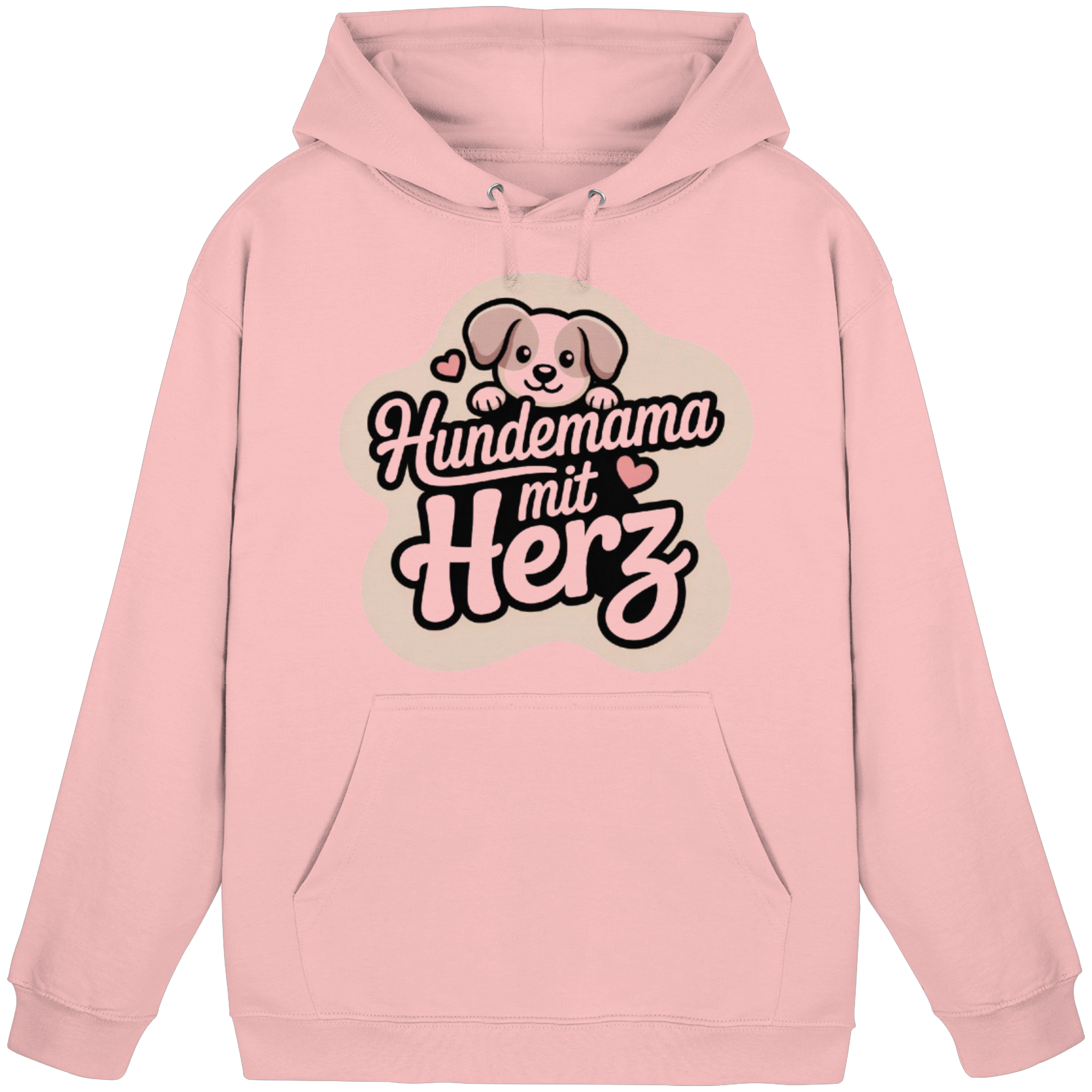 Hundemama mit Herz - Basic Hoodie