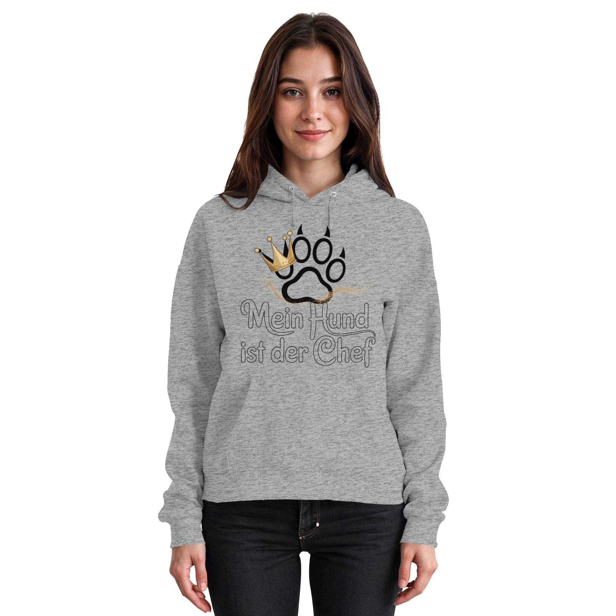 Mein Hund ist der Chef - Basic Hoodie