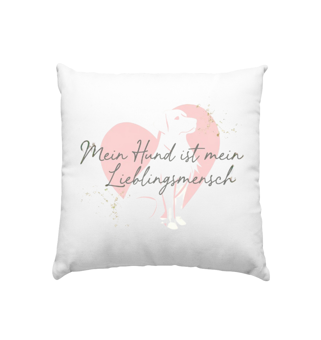 Mein Hund ist mein Lieblingsmensch - Kissen 40x40cm
