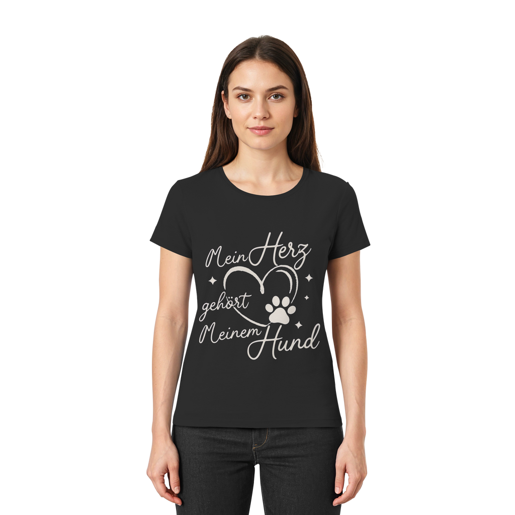 Mein Herz gehört meinem Hund - Premium Shirt