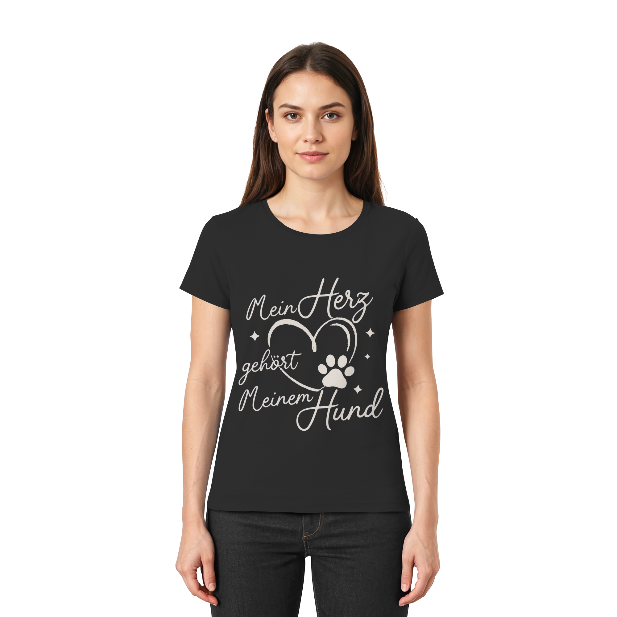 Mein Herz gehört meinem Hund - Premium Shirt