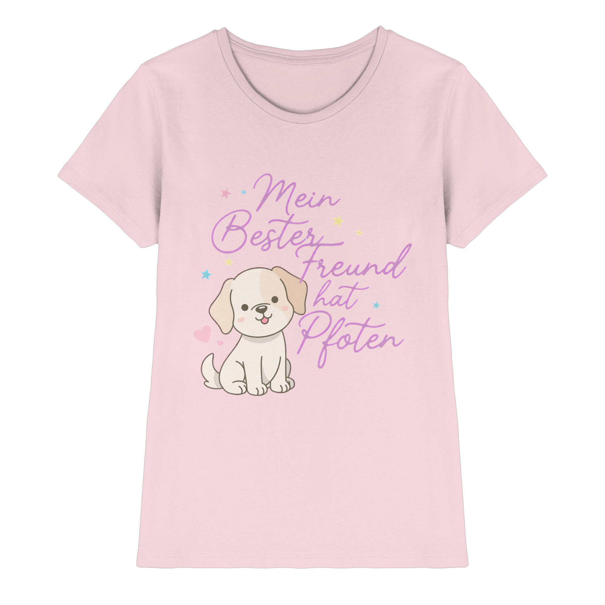 Bein bester Freund hat Pfoten - Premium Shirt