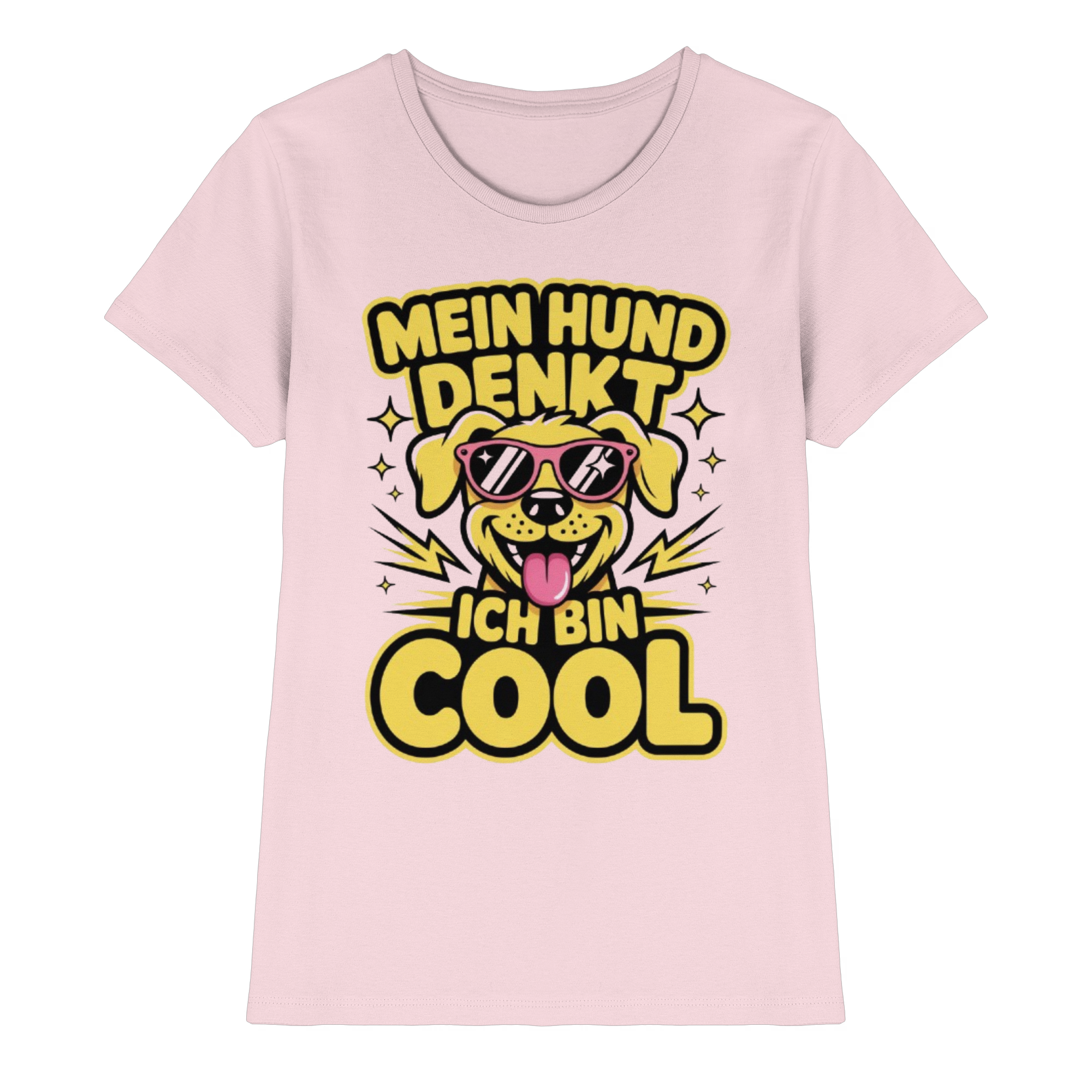 Mein Hund denkt ich bin Cool - Premium Shirt