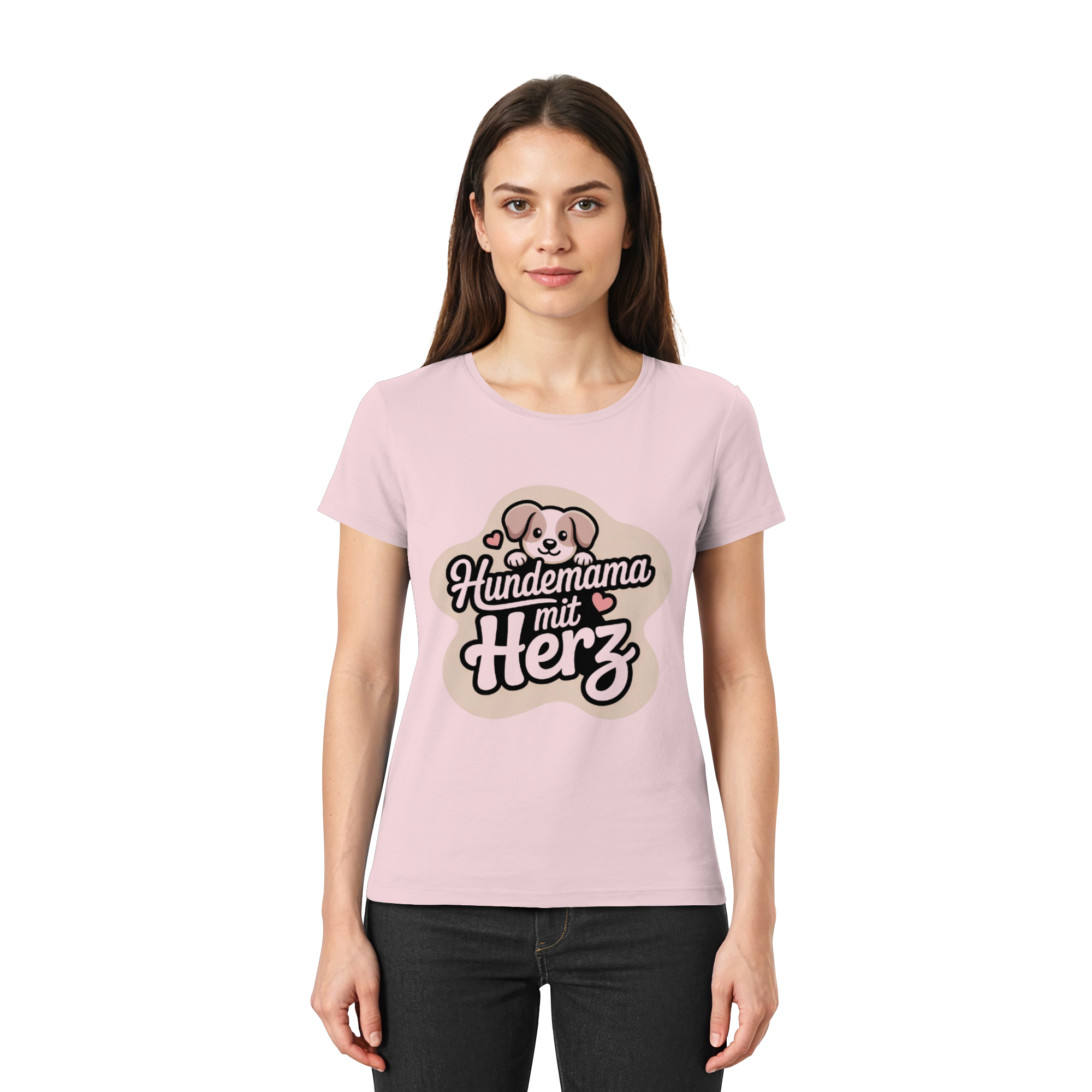 Hundemama mit Herz - Premium Shirt