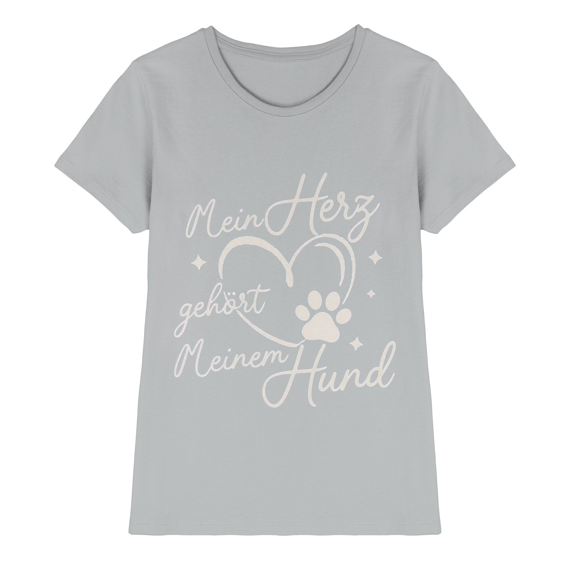 Mein Herz gehört meinem Hund - Premium Shirt