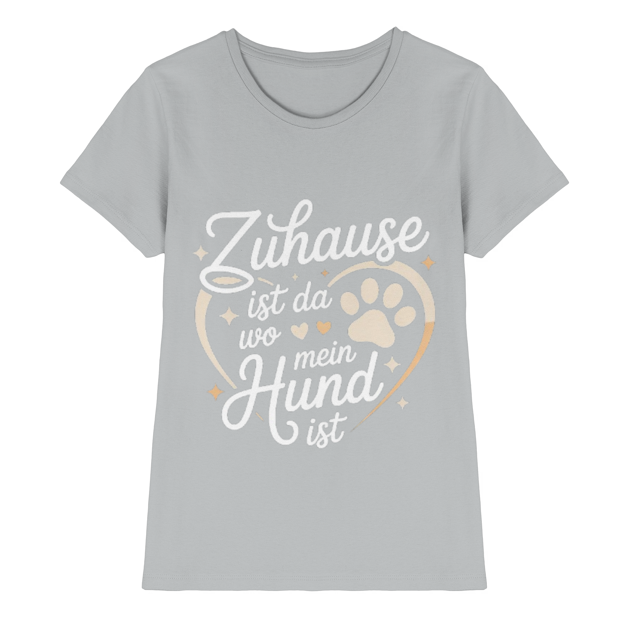 Zuhause ist da wo mein Hund ist - Premium Shirt