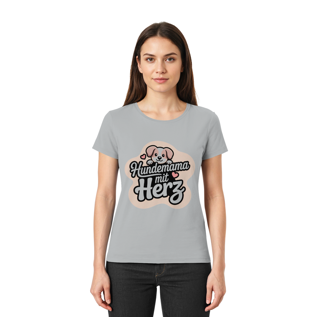 Hundemama mit Herz - Premium Shirt