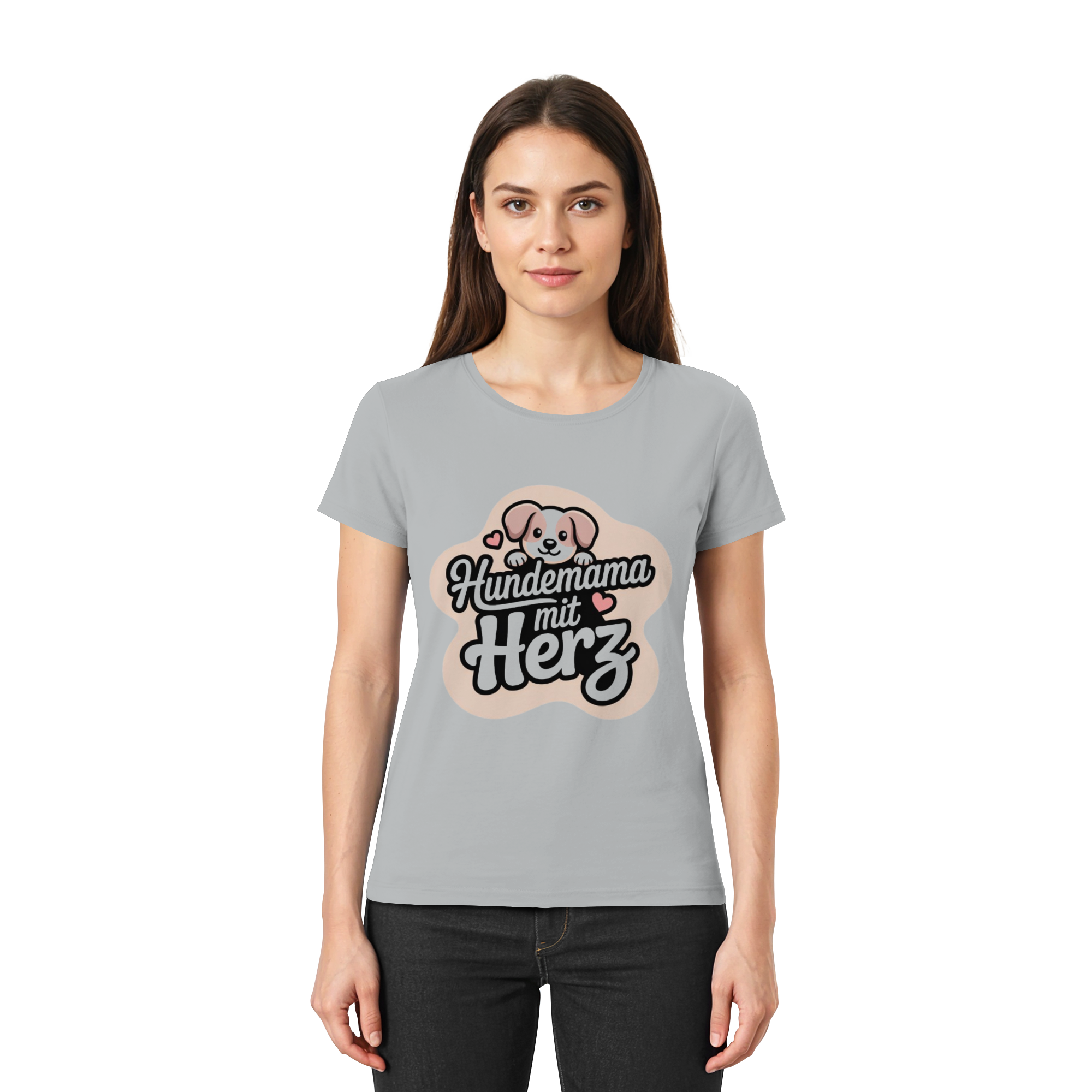 Hundemama mit Herz - Premium Shirt