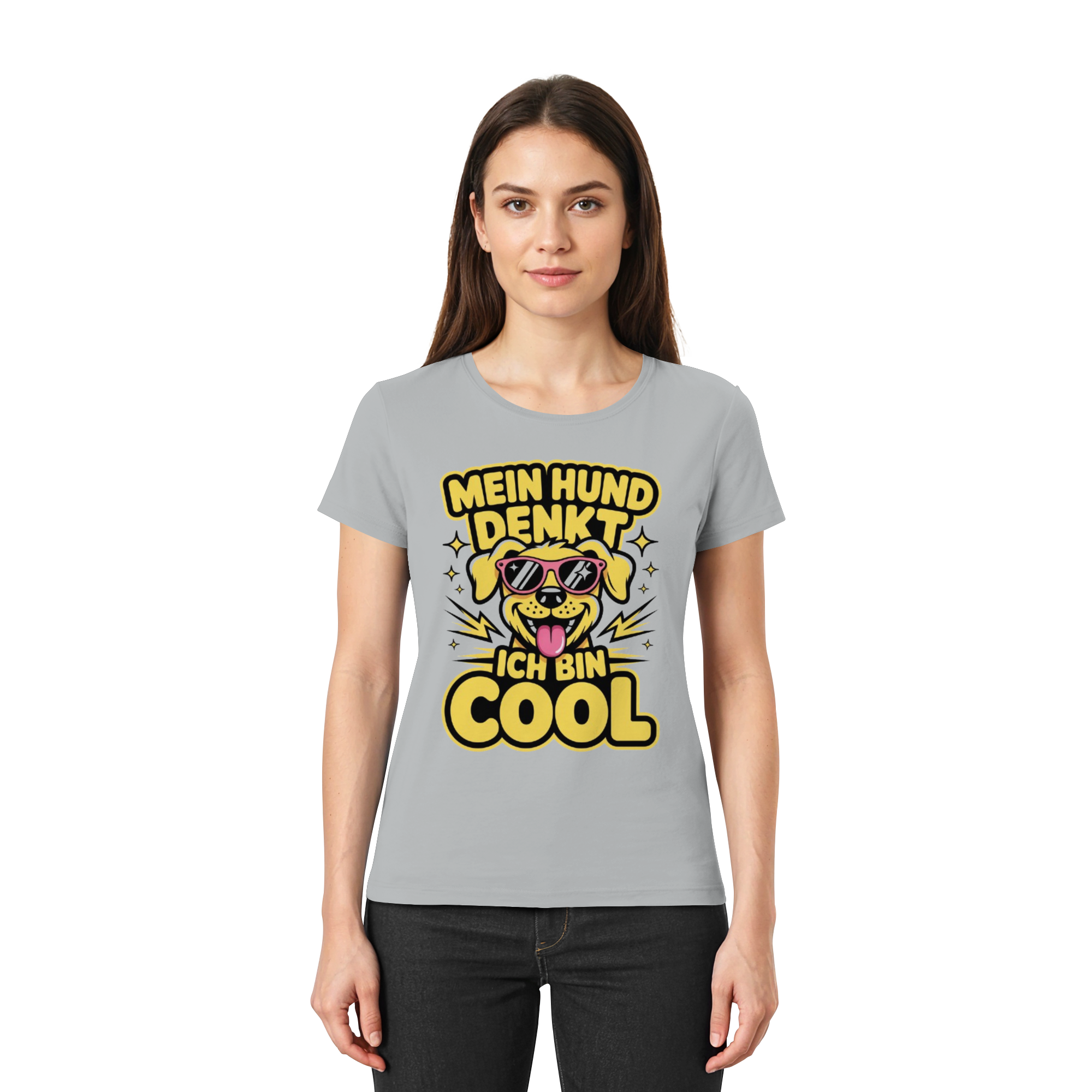 Mein Hund denkt ich bin Cool - Premium Shirt