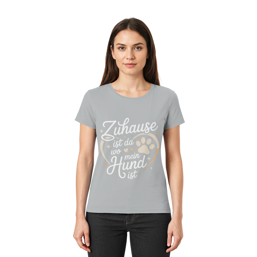 Zuhause ist da wo mein Hund ist - Premium Shirt