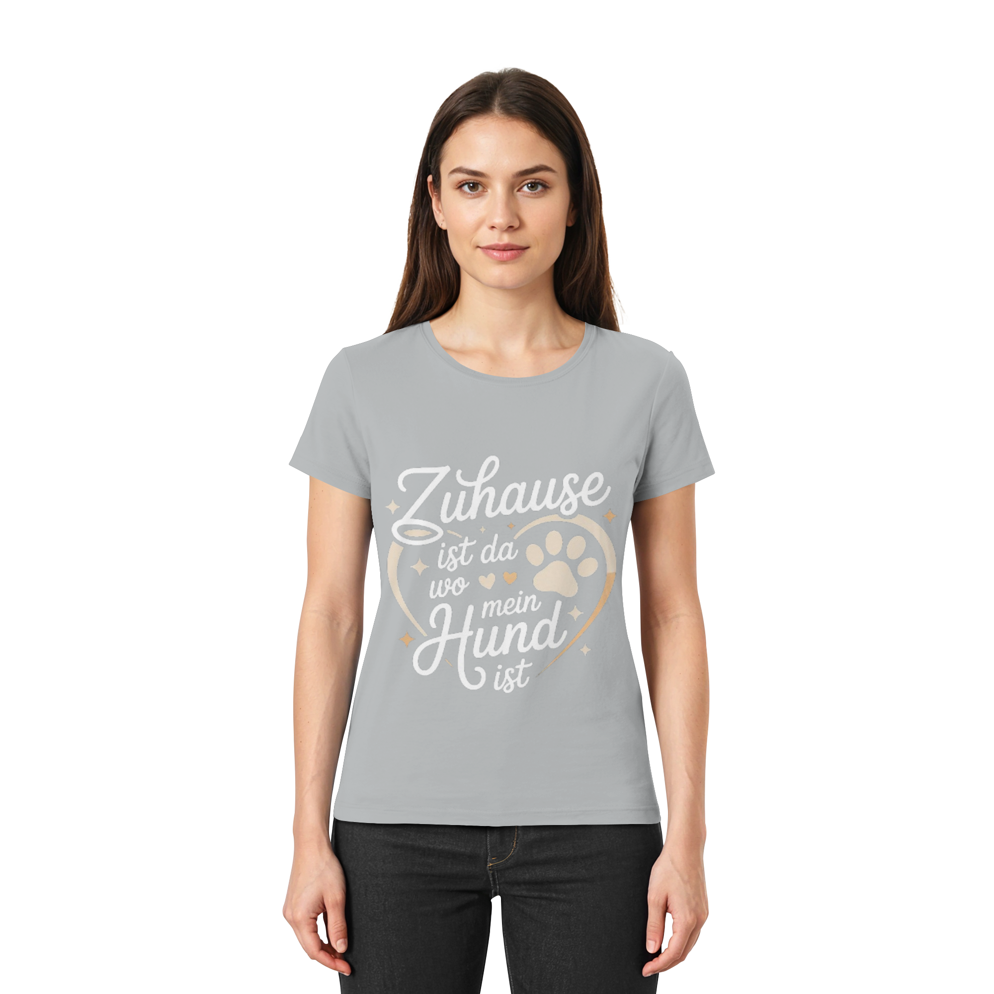 Zuhause ist da wo mein Hund ist - Premium Shirt