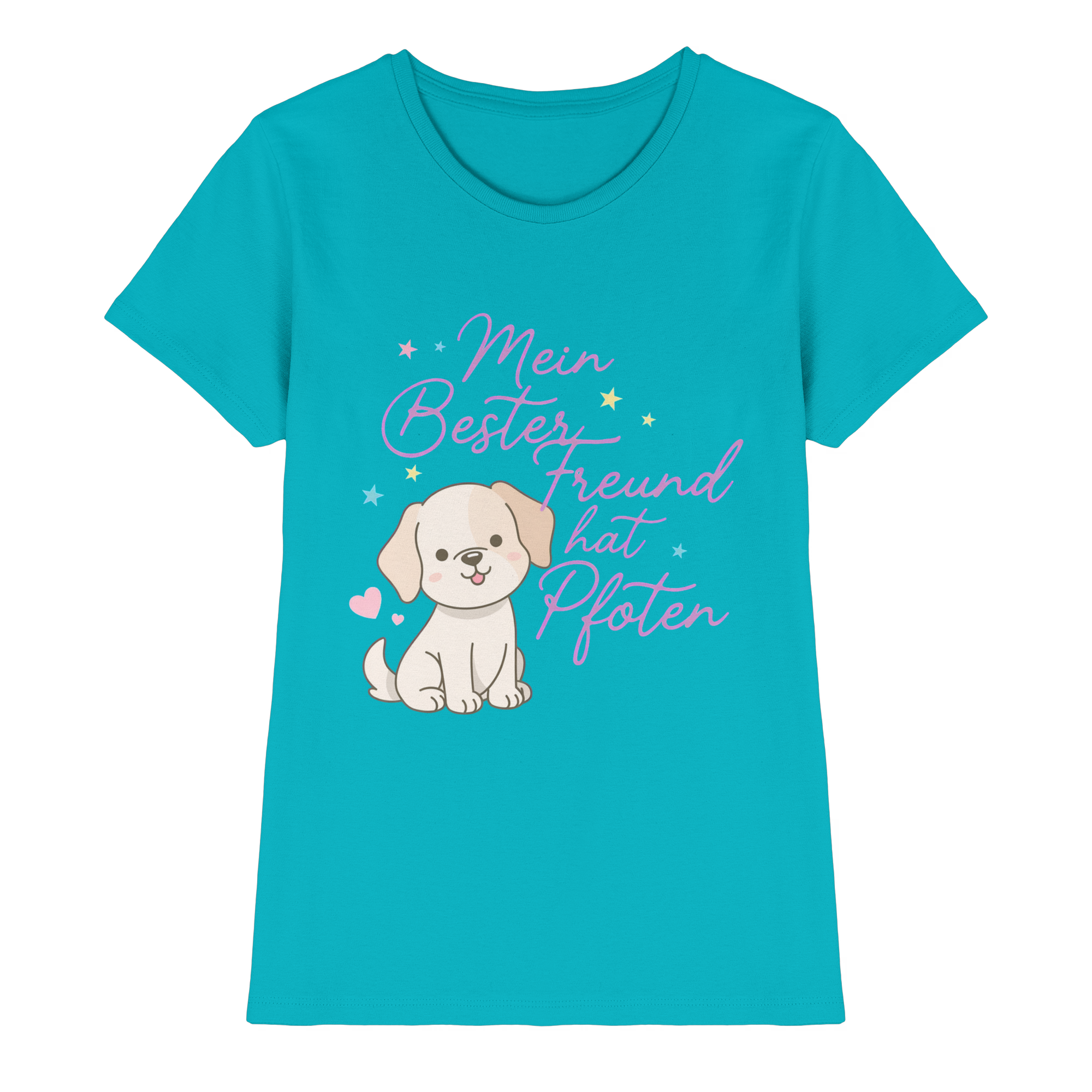 Bein bester Freund hat Pfoten - Premium Shirt