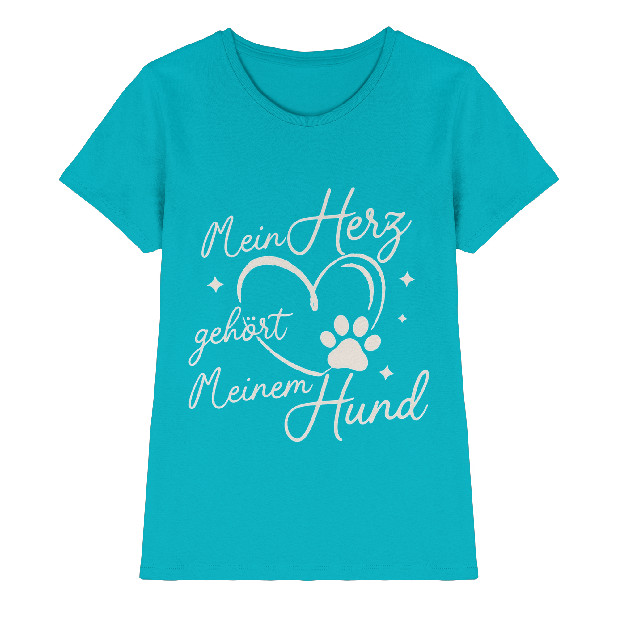 Mein Herz gehört meinem Hund - Premium Shirt