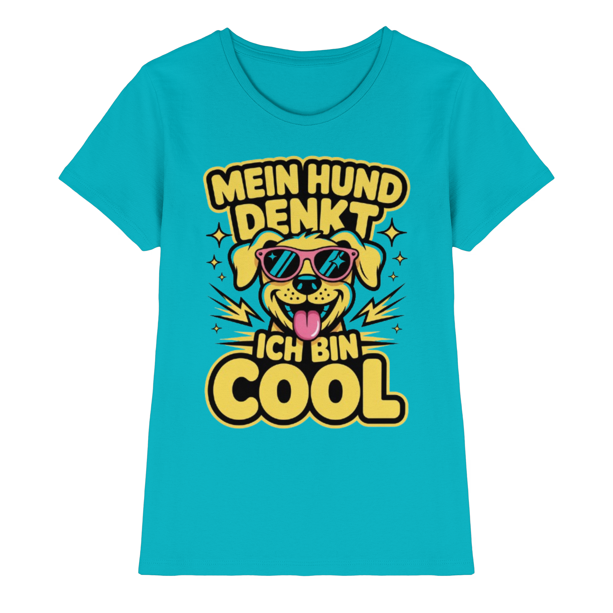 Mein Hund denkt ich bin Cool - Premium Shirt