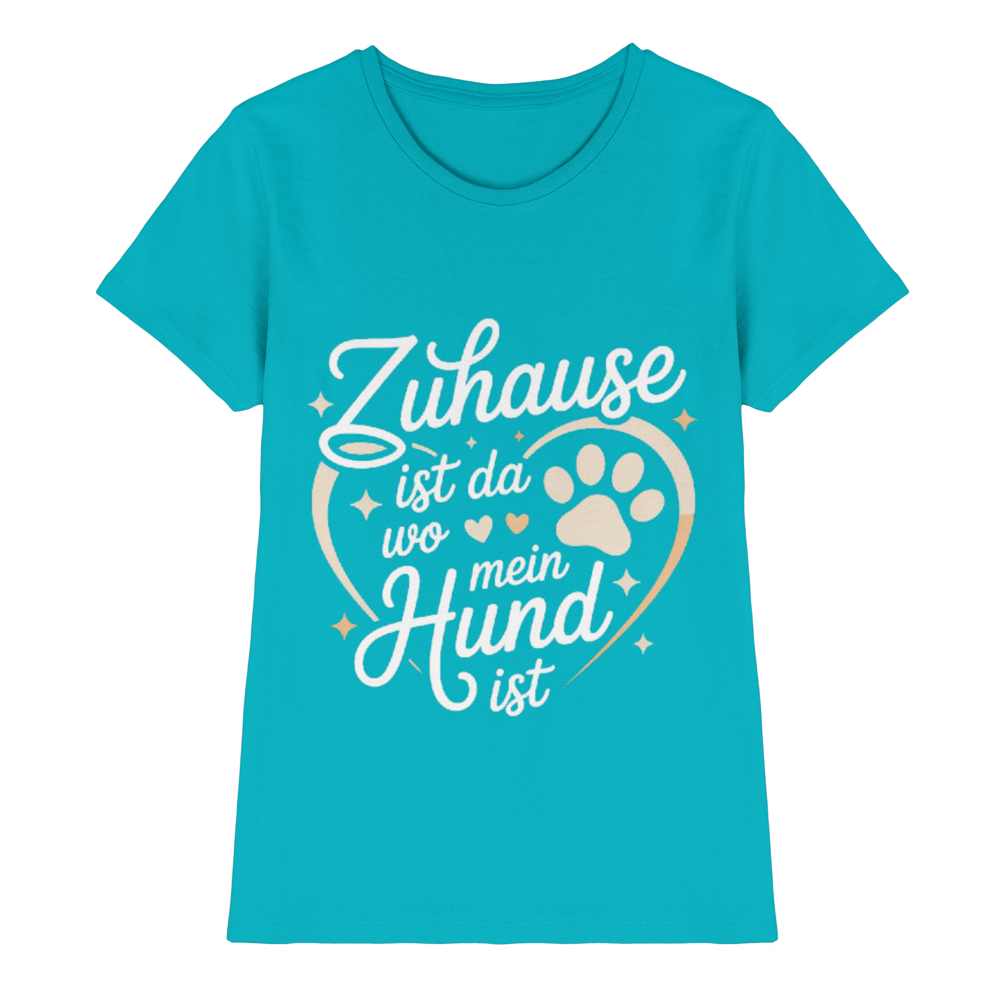 Zuhause ist da wo mein Hund ist - Premium Shirt