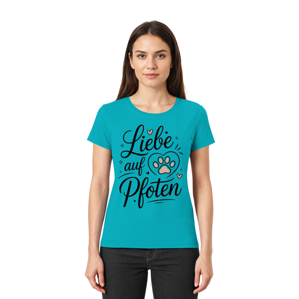 Liebe auf Pfoten - Premium Shirt