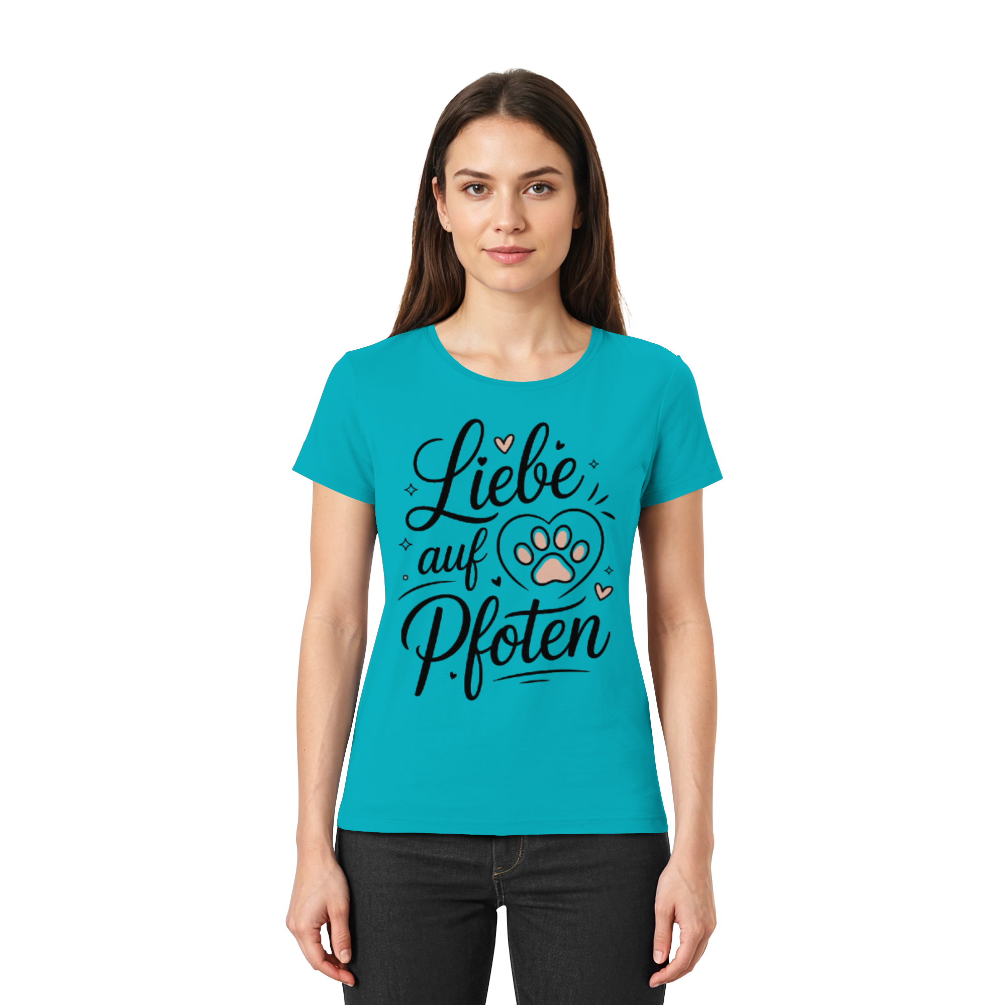 Liebe auf Pfoten - Premium Shirt