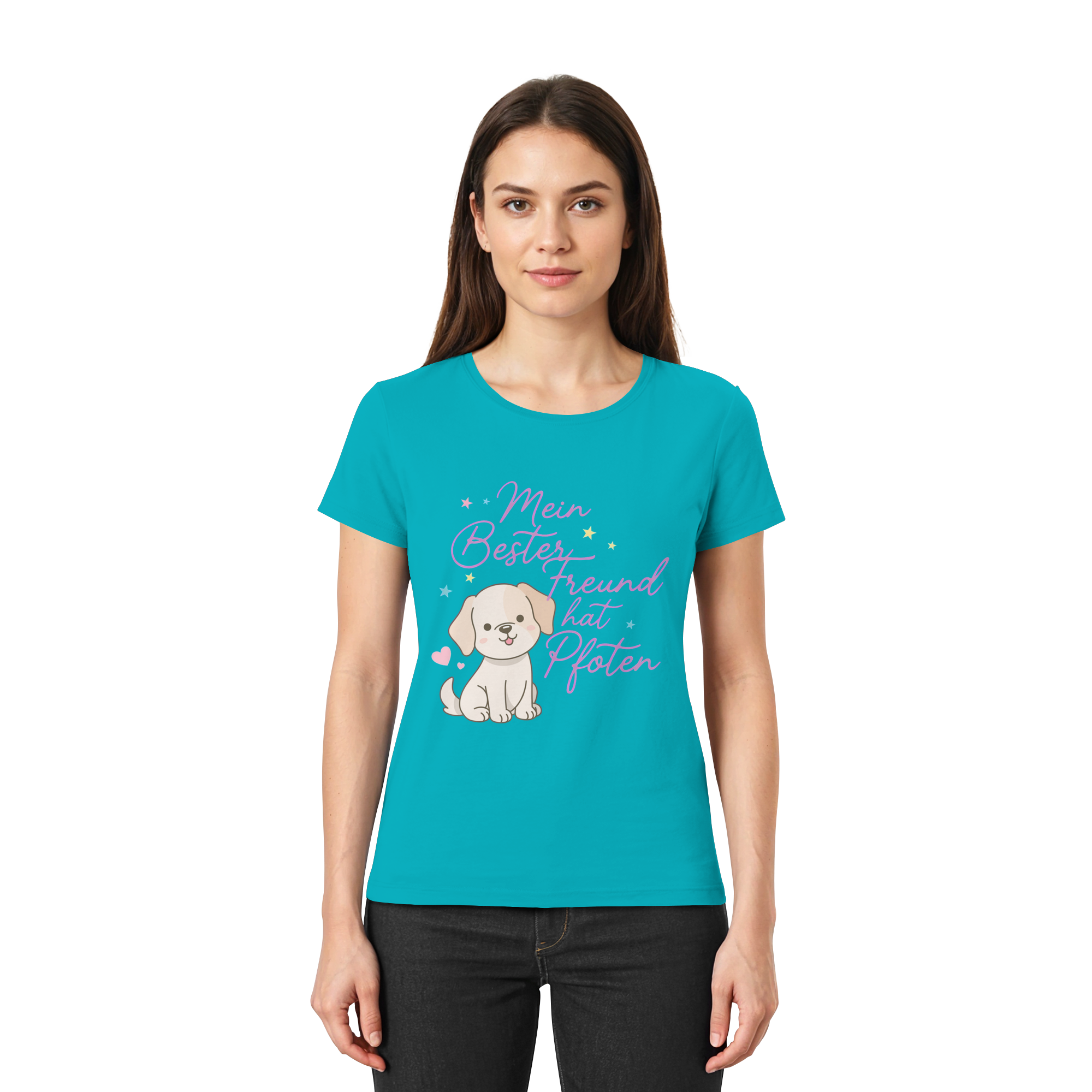 Bein bester Freund hat Pfoten - Premium Shirt
