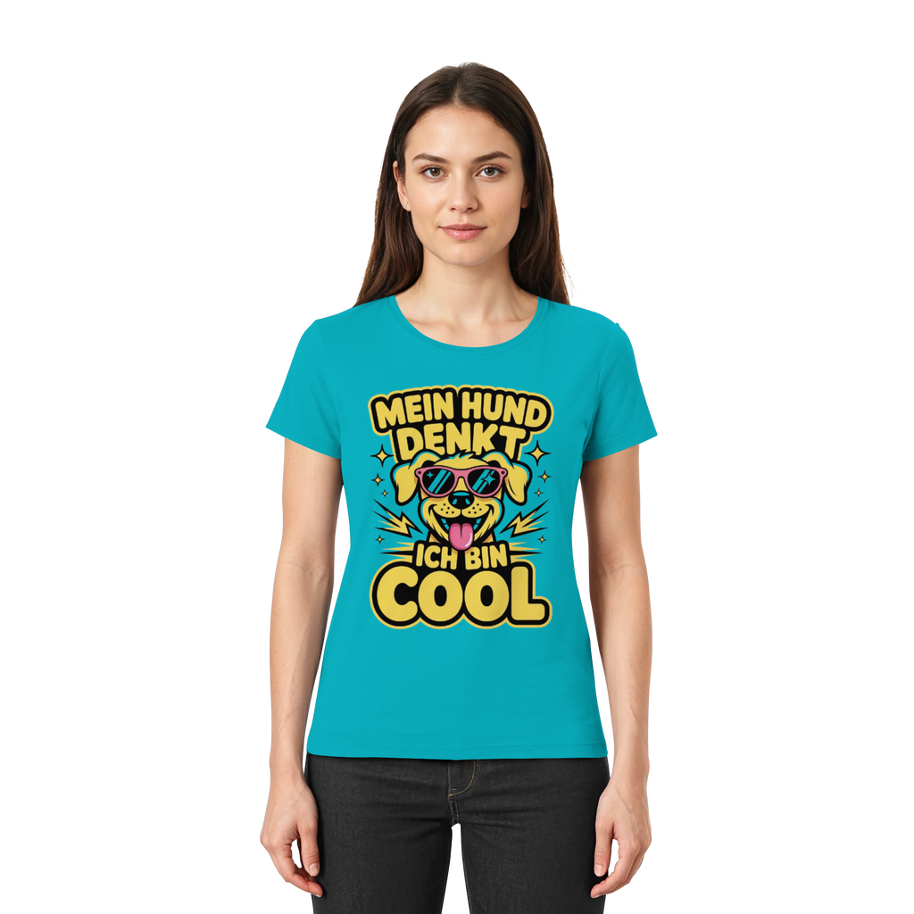 Mein Hund denkt ich bin Cool - Premium Shirt