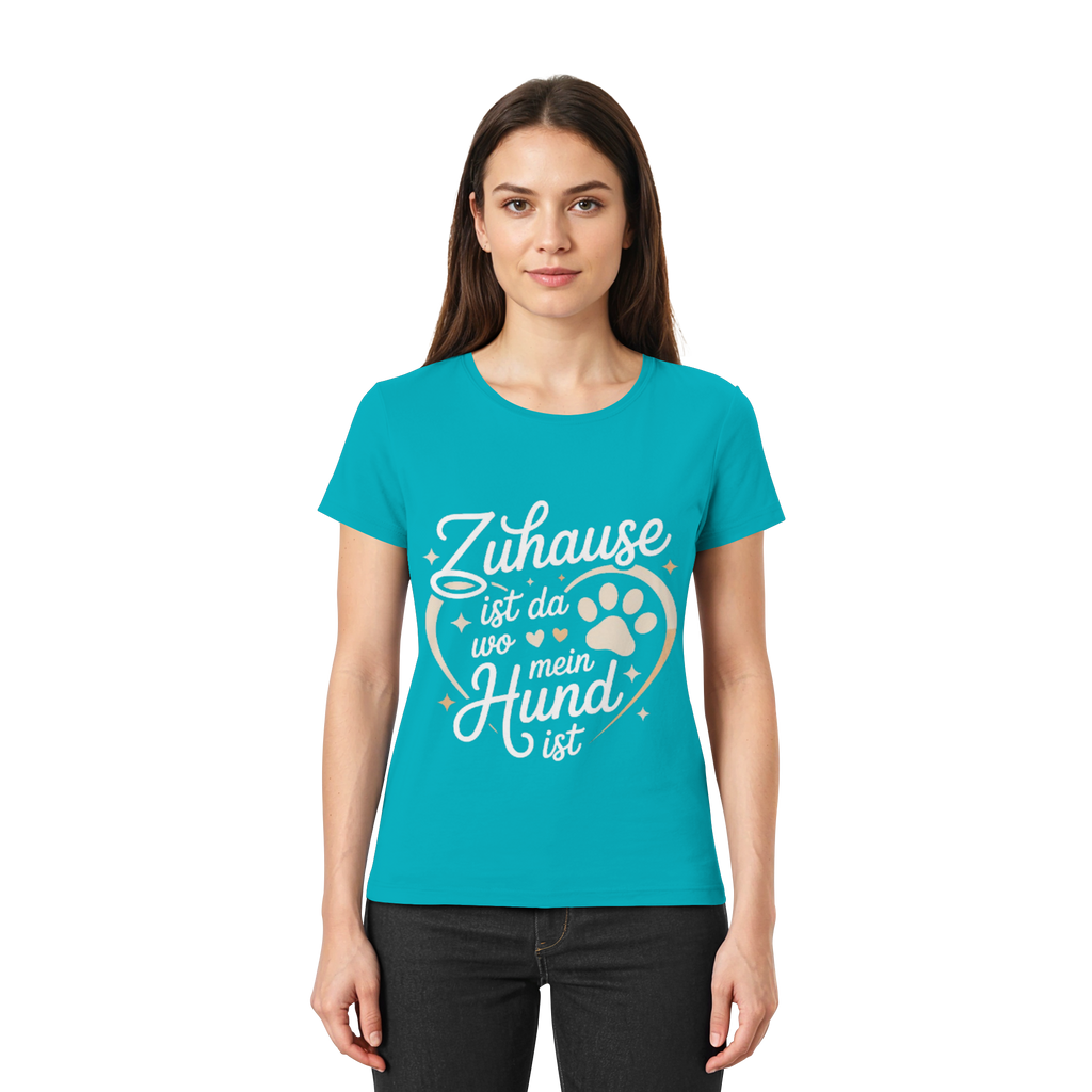 Zuhause ist da wo mein Hund ist - Premium Shirt