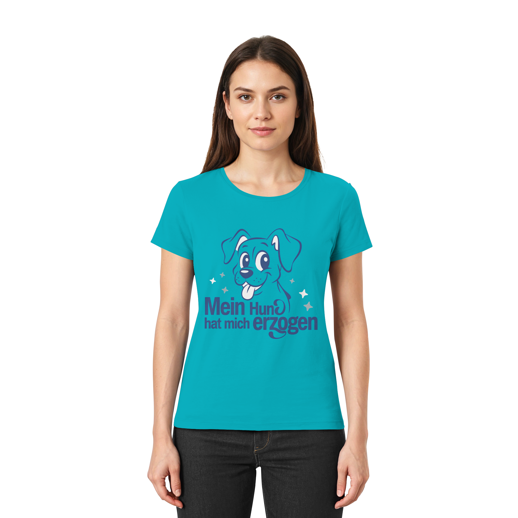 Mein Hund hat mich erzogen - Premium Shirt