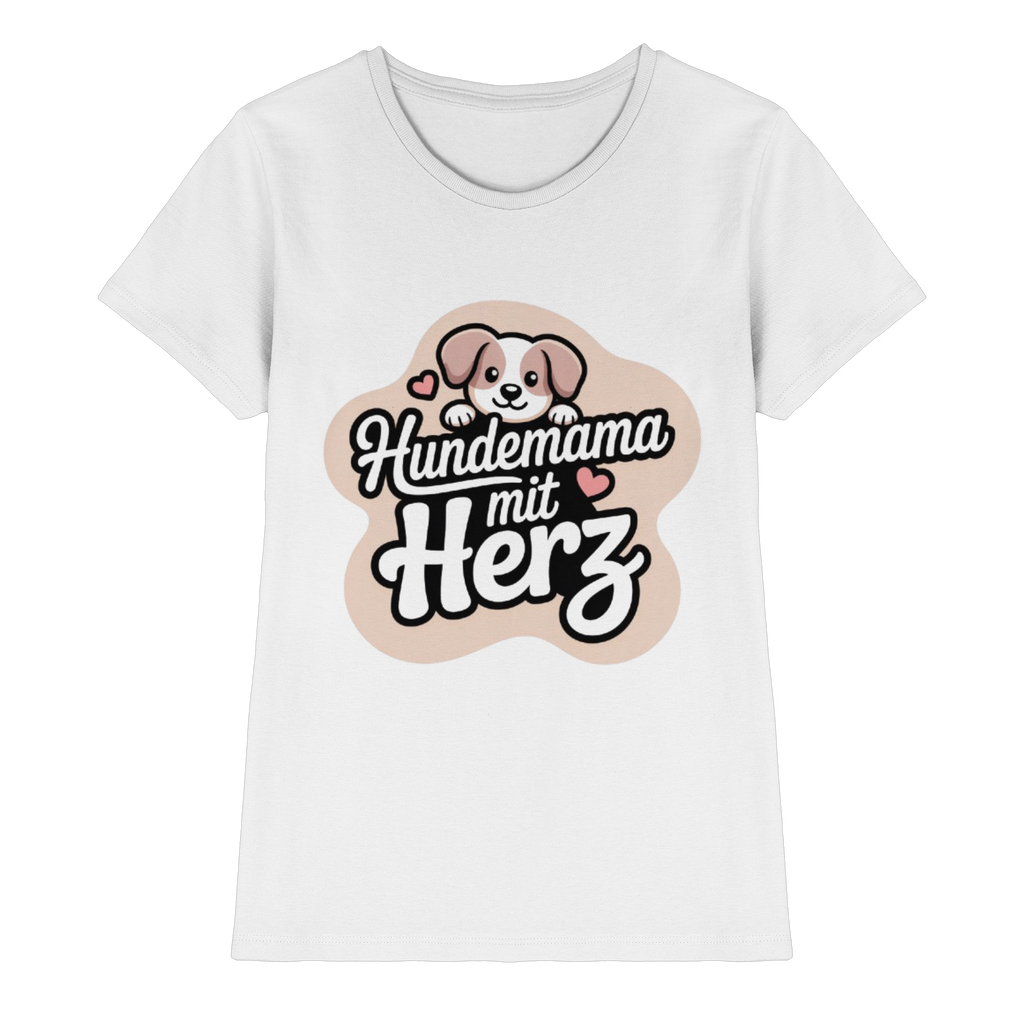 Hundemama mit Herz - Premium Shirt