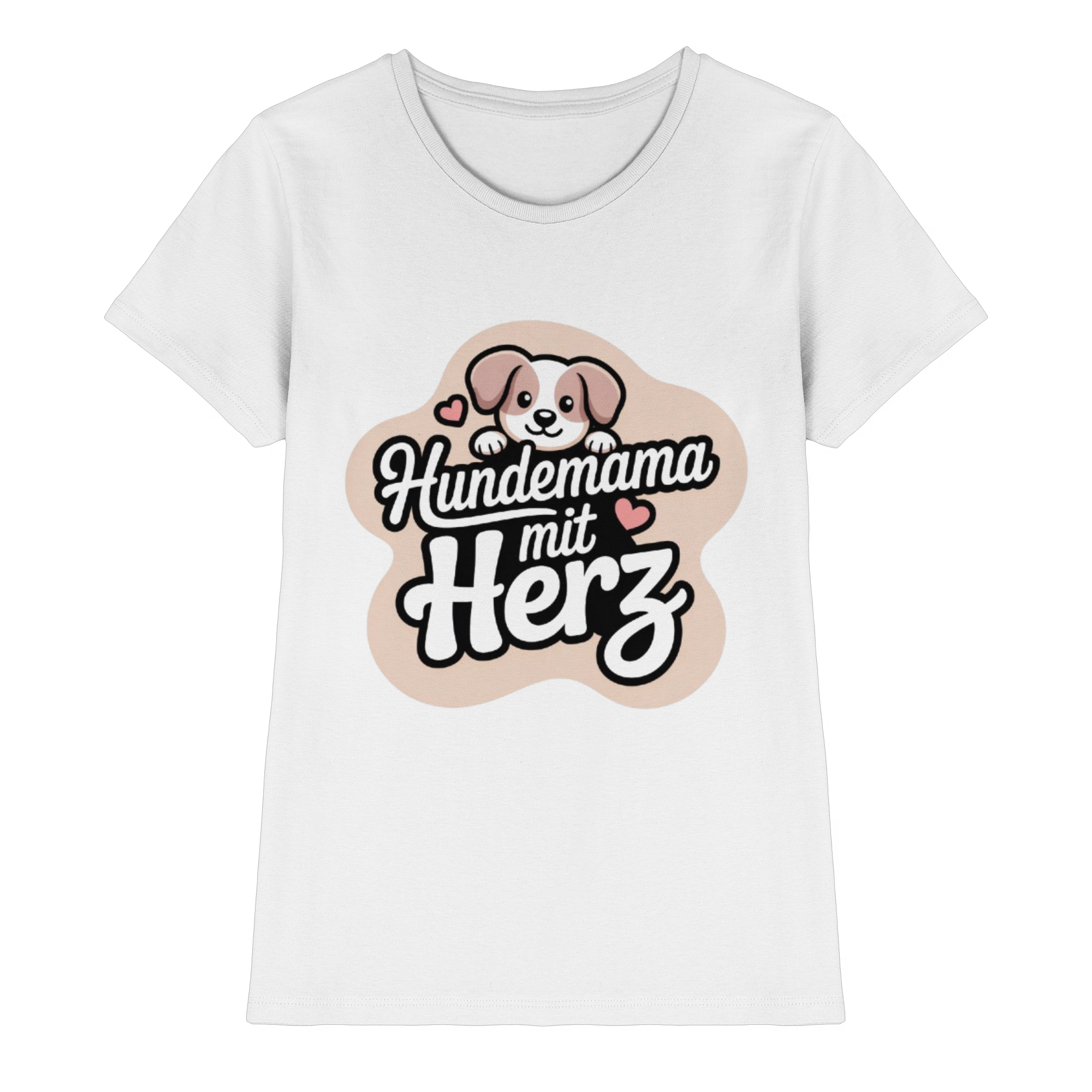 Hundemama mit Herz - Premium Shirt