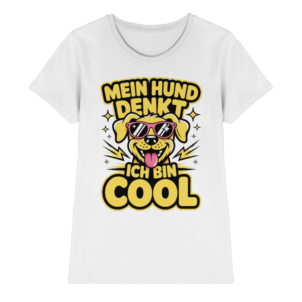 Mein Hund denkt ich bin Cool - Premium Shirt
