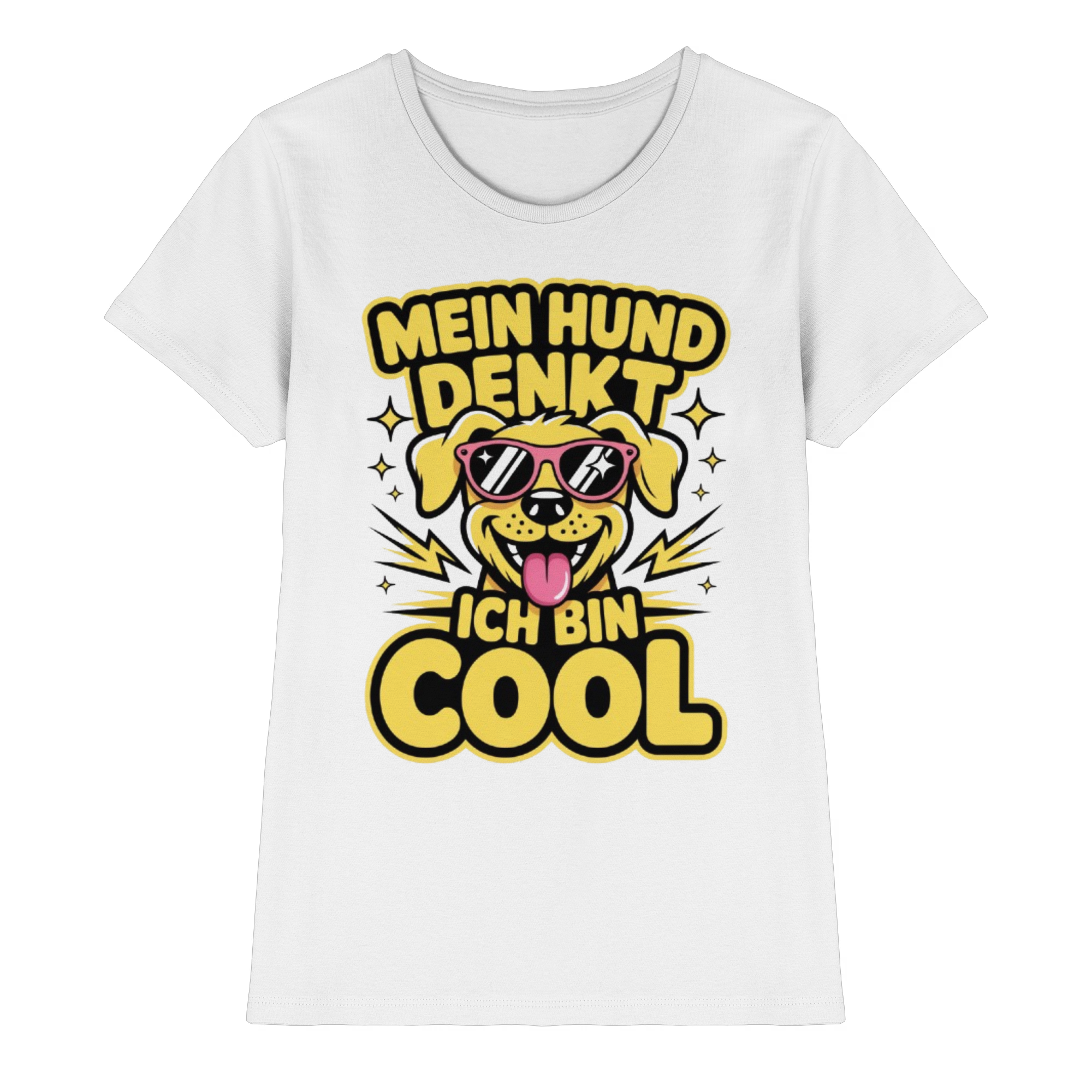 Mein Hund denkt ich bin Cool - Premium Shirt
