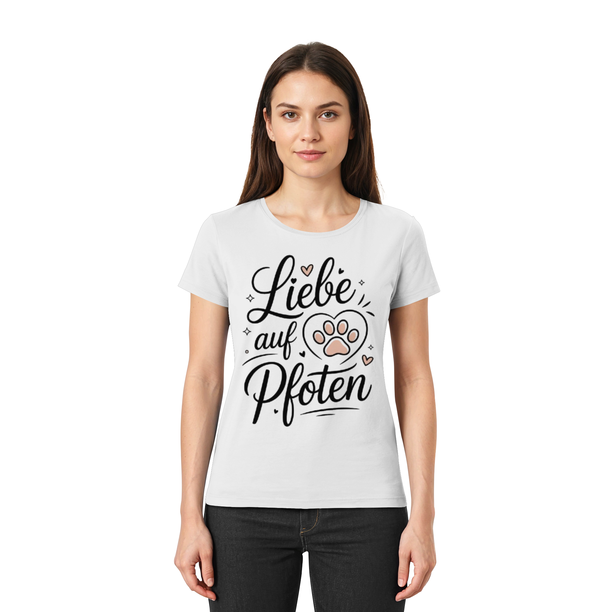 Liebe auf Pfoten - Premium Shirt