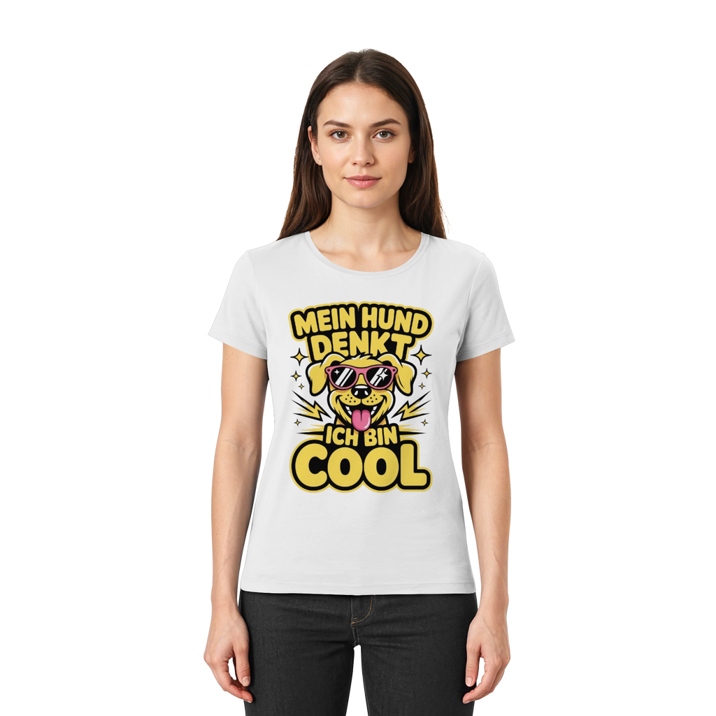 Mein Hund denkt ich bin Cool - Premium Shirt