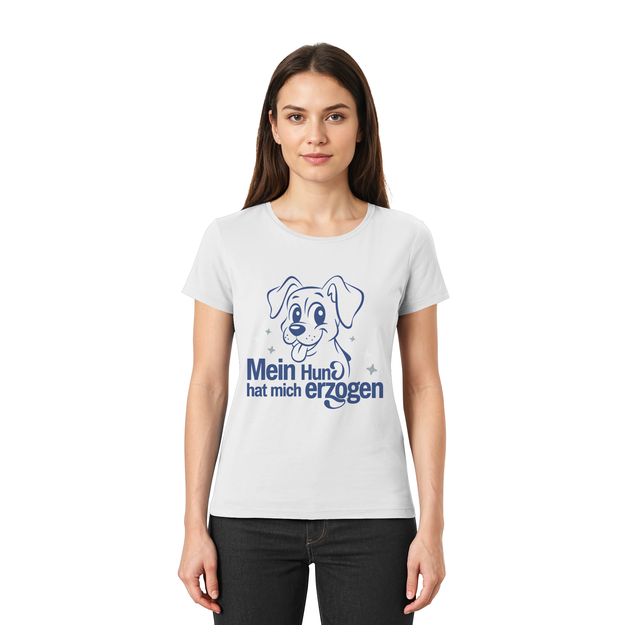 Mein Hund hat mich erzogen - Premium Shirt