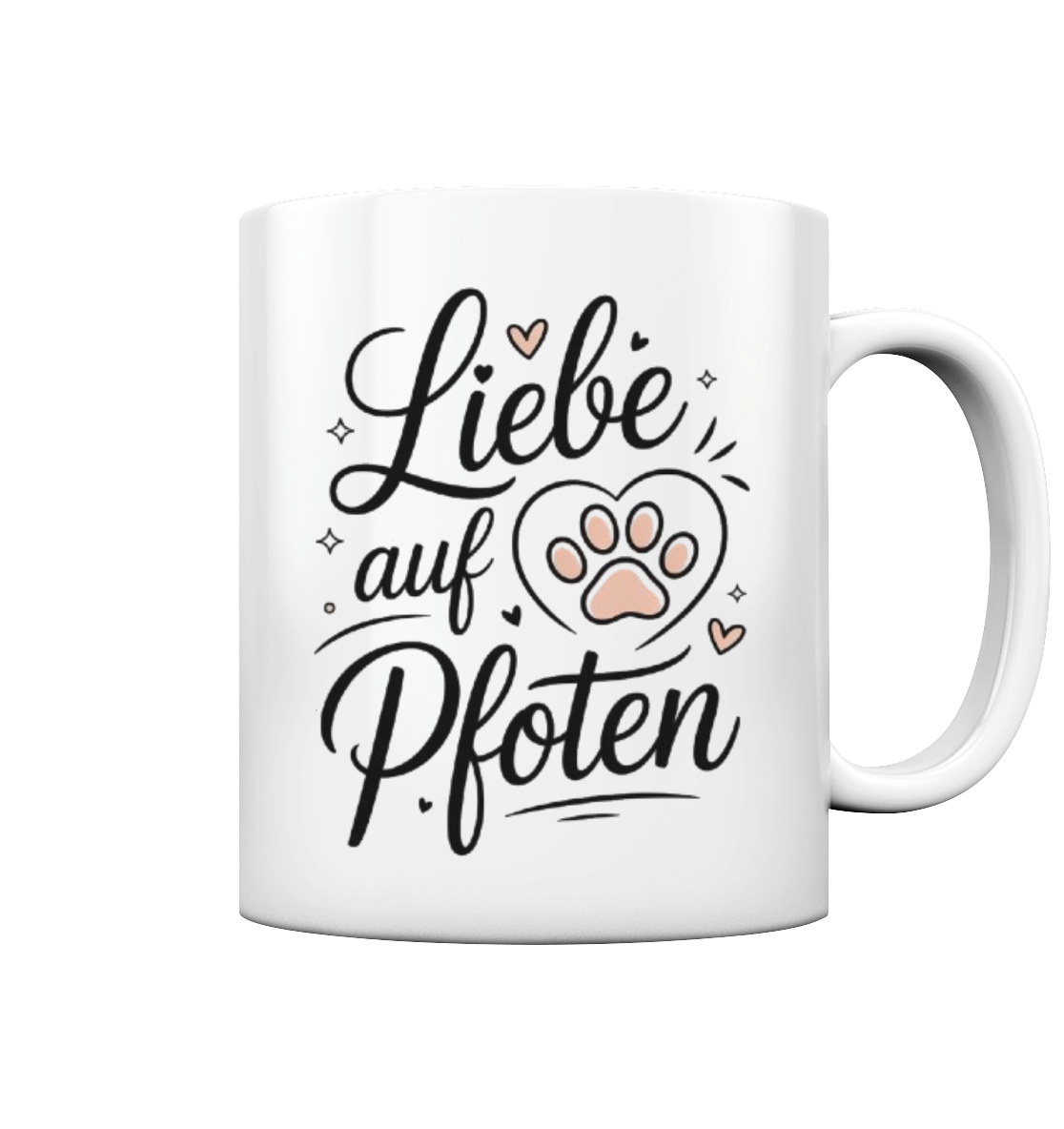 Liebe auf Pfoten - Tasse